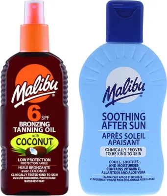 Obrázek produktu pro Malibu bronzový olej s kokosovým SPF6 200ml + balzám po opalování 200 ml