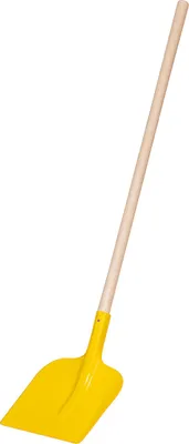 Produktbild von turk 32729 Kinderschaufel Flachrandschaufel für Kinder mit Holzstiel 70 cm Buche Stahlblech (Farbe zufällig, 1 Stück)