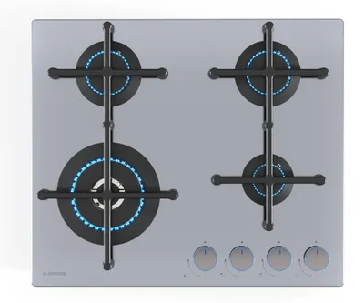 Obrázek produktu pro KlarsteinIlluminosa 4 plynová varná deska 4 hořáky Sabaf hořák z nerezové oceli