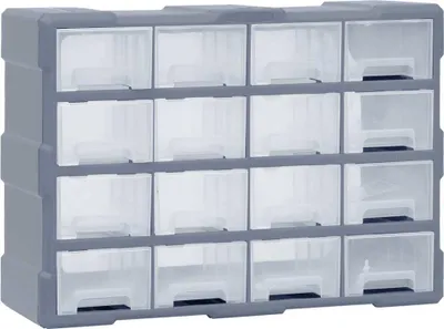 Produktbild von Multi-Schubladen-Organizer 16 Schubladen 52x16x37 cm