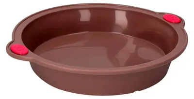Image de Moule Silicone Rond 24cm Cuisson Antiadhésive Et Démoulage Facile - Secret Of Gourmet