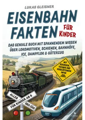 Produktbild von Eisenbahn Fakten für Kinder - Alles über Züge für Kinder ab 6