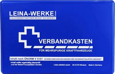 Obrázek produktu pro Lékárnička ÖNorm modrá pro vícepruhová motorová vozidla