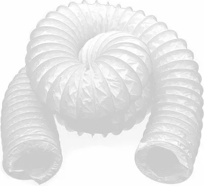 Produktbild von Famanu PVC-Schlauch für Luftabfuhr - Temperaturbeständig - Ø 125 mm - 3 m - Weiß