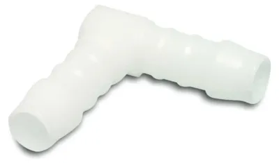 Productafbeelding van Slangverbinder 6mm Kunststof Hoek 90° van Hoogwaardig POM voor Veilig en Duurzaam Bewateringssysteem