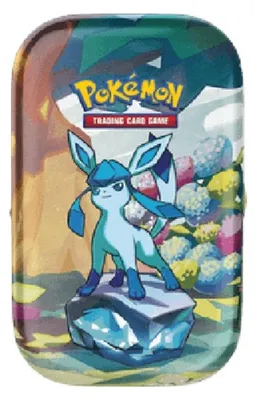 Zdjęcie produktu dla Pokemon Prismatic Evolutions: Glaceon Mini Tin