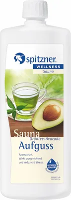 Produktbild von Spitzner Saunaaufguss Grüntee Avocado 1 Liter (1000 ml) Konzentrat 8850075