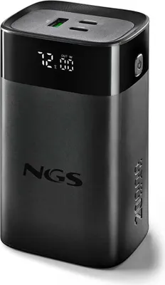 Zdjęcie produktu dla NGS TWIX 20, 20000 mAh, Power Delivery 3.0, Programmable Power Supply (PPS), Quick Charge 3.0, 65 W, Czarny