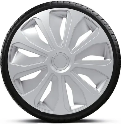 Produktbild von 16" Zoll Radkappen Silber Radzierblenden Radblenden 16 PLATIN ARGO