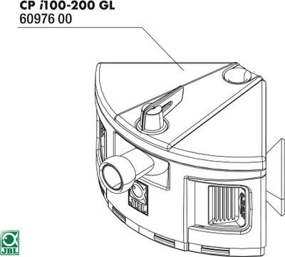 Produktbild von JBL Ersatzteil CP i_gl 100/200 Pumpenkopf