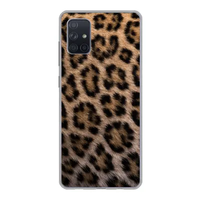 Produktbild von MuchoWow® Handyhülle Schutzhülle Hülle für Samsung Galaxy A71 Panther Druck Silikon Softcase Handy Hülle - Kartenbesitzer