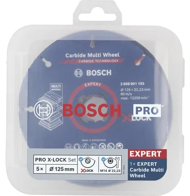 Produktbild von PRO Cutting and Grinding Set für X-Lock, 125 x 1 x 22,23 mm, 5-tlg.