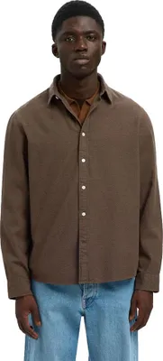 Image de Selected Noah Regular Fit Langarmhemd Braun L Mann Braun L