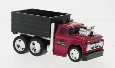 Produktbild von Maisto MAI11623-11616 - 1/64 - Chevrolet C 60 Grain Truck, rot/schwarz, 1966