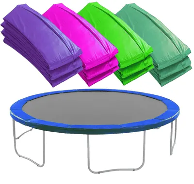 Produktbild von Trampolin Randabdeckung reißfest – Blau Ø366 cm Federabdeckung Randschutz Ø 244–457 cm, PVC, wetterfest
