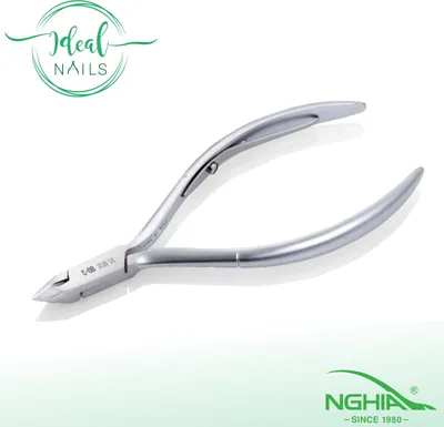 Produktbild von Nagelhautzange Nghia EXPORT C-08-14 (D-08-14), Edelstahl, Einzelfeder, verlängerte Griffe, Klingenlänge 6 mm