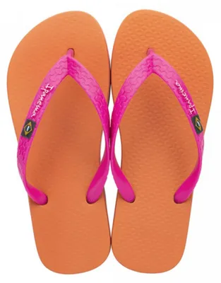 Produktbild von Damen-Flip-Flops Ipanema Clas Brasil II Zehentrenner orange für den Pool 41,5