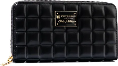 Produktbild von Peterson Portemonnaie aus Leder für Frauen Tranage schwarz One size