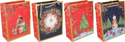 Produktbild von Geschenktüte L 42x31x12 cm WEIHNACHTEN