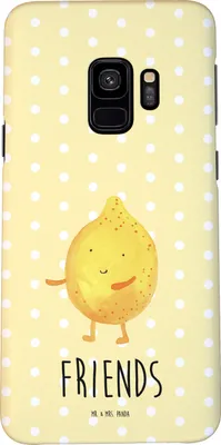 Produktbild von Mr. & Mrs. Panda Samsung Galaxy S9 Handyhülle Beste Freunde Zitrone - Gelb Pastell - Geschenk, Handy Schutzhülle, Smartphone Hülle, Cover, Lustige Sprüche