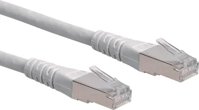 Produktbild von ROLINE Patchkabel Cat.6 (Class E) S/FTP (PiMF), grau, 3 m