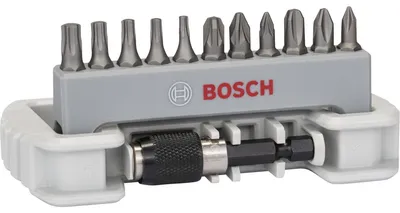 Obrázok produktu pre Bosch 2 608 522 129, 11 kusov, PH1, PH2, PH3, PZ1, PZ2, PZ3, T10, T15, T20, T25, T30, 22 mm