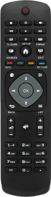 Produktbild von Universal TV Fernbedienung Wireless Smart Controller Ersatz für PHILIPS LCD TV Smart Digital HDTV Schwarz