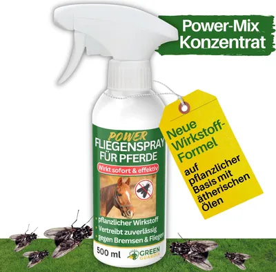 Produktbild von Fliegenspray Pferd 500 ml – Bremsenabwehr & Mückenschutz, Mittel gegen Fliegen & Bremsen, Bremsenspray Pferd, Anti Fliegenspray, Pferde Bremsenspray