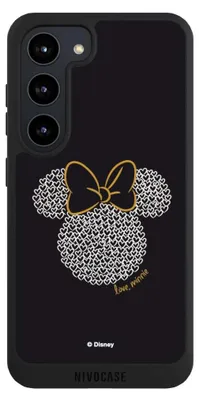 Produktbild von NIVOCASE Handyhülle für Samsung Galaxy S23 Hülle NIVOpure Case Schwarz Disney Minnie Mouse Muster