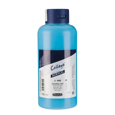 Produktbild von Schmincke 750ml College Acryl Azurblau hell Acryl 33 440 30