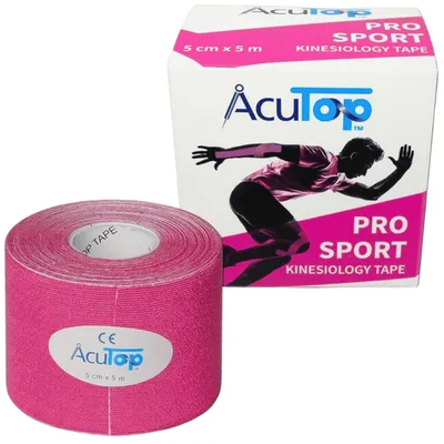 Produktbild von AcuTop® Pro Sport Tape 5cm x 5m : Pink Produktfarbe: Pink