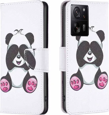 Immagine prodotto di Per Xiaomi 13T / 13T Pro libro in pelle artificiale Custodia del telefono cellulare Motif 7 Cover Case