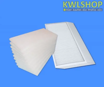 Produktbild von Wolf CWL 2 - 325 / CWL 2 - 400 / 1669551 - 1669552 /  Filterset Filterklasse G4 und F7   Verpackungseinheit: 4 x G4 Abluft  2 x F7 Zuluft