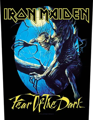 Produktbild von Iron Maiden - Patch "Fear Of The Dark" RO6326 (Einheitsgröße) (Schwarz/Blau/Gelb)