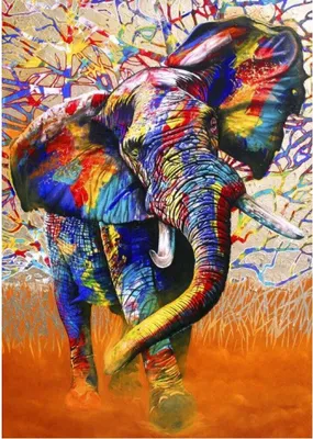 Produktbild von Bluebird Puzzle Jigsaw African Colours - 1000 Teile Tiere