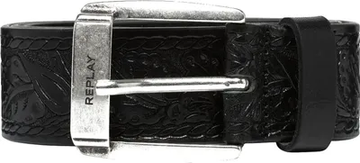 Produktbild von REPLAY Leder Gürtel Belt W85 Black schwarz