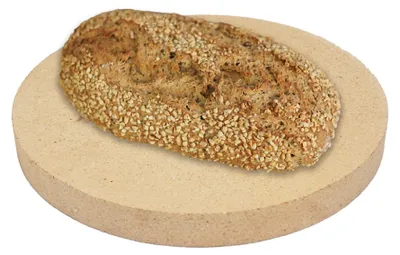 Produktbild von Brotbackstein rund Ø 34 x 4 cm Schamotte
