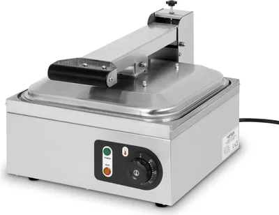 Produktbild von VERTES Gastro Toaster Sandwichtoaster für 9 Scheiben (Edelstahl, 2200W, 230V, 50 bis 300 Grad C Stufenlos Regulierbar, Krümelfach)