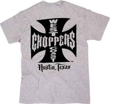Produktbild von West Coast Choppers Og Atx Kurzarm-t-shirt Grau XL Herren Grau XL