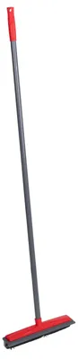 Produktbild von Dirt Devil Gummibesen Tierhaar - Gummi - Wischer Mit Stiel - 120 CM - Grau/Rot