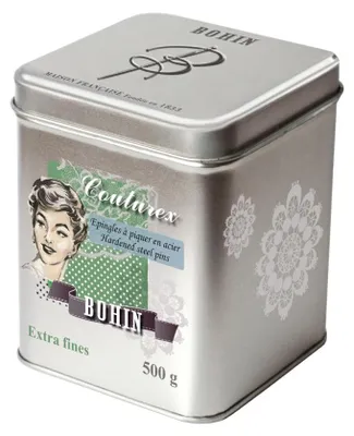Productafbeelding van Doos met 500 gram Bohin veiligheidsspelden