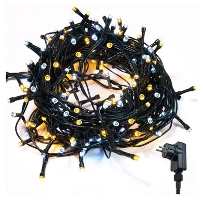 Lichtsnoer 2 m Kuperdraht kaltweiß LED Batteriebetrieb