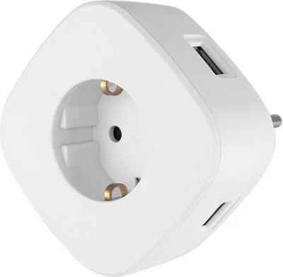 Produktbild von Enchufe Orbegozo EN 1500/ 1 Toma Schuko/ 3 Tomas USB