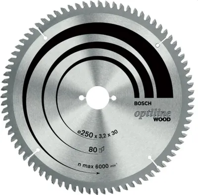Produktbild von Kreissägeblatt AD 216mm Z.60 WZ/N Bohr.30mm Schnitt-B.2,0mm HM BOSCH