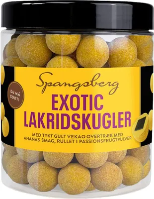 Produktbild von Spangsberg Lakridskugler Exotic 450g