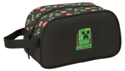 Produktbild von Safta Minecraft 5l 26x15x12 Cm Kulturbeutel Schwarz Kinder Schwarz One Size