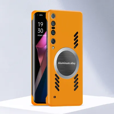Produktbild von Xiaomi 10 Pro Hülle, Frameless PC Matt Kühlabdeckung Loch Wärmeableitung Schutzhülle für Xiaomi 10 Pro Orange