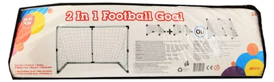 Imagen del producto de Playfun: Portería de fútbol 2 en 1