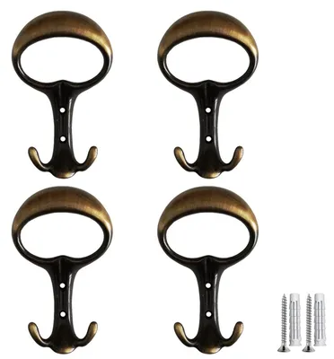 Productafbeelding van Parpyon wandgarderobe met 4 haken, geschikt voor de hal, voor jassen, badjassen, etc