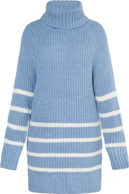 Produktbild von Mutha Damen Strickkleid - jeansblau, XL